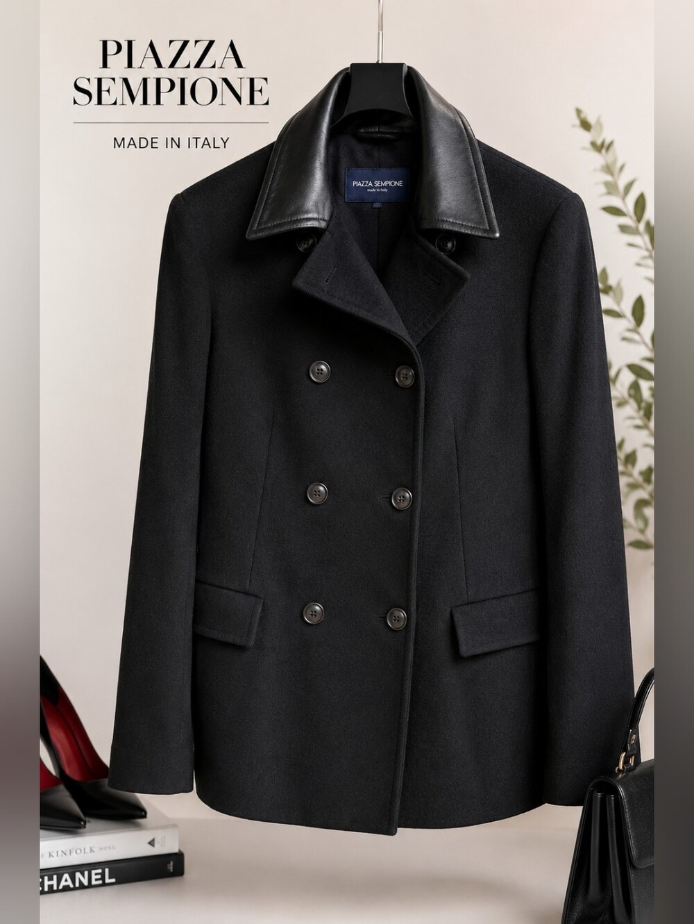 Piazza SEMPIONE WOOL DOUBLE BREASTED JACKET